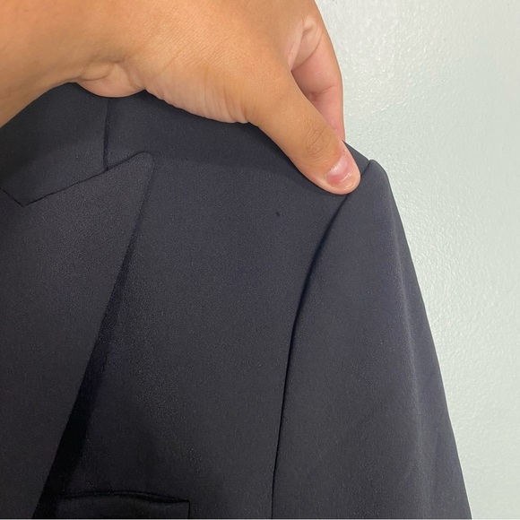 Veronica Beard Black Iconic Scuba Jacket Dickey Sz 14 - Picture 5 of 8